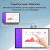 43" Multi-Touch Screen Industrial Monitor, FHD 1080P Digital Signage Display for Advertising, Reverse Control Laptop, Wireless Screen Mirroring, Built-in Speakers, USB, HDMI Ports view 3
