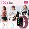 Blackview 2026 Fitness Tracker (Answer/Make Calls), Smart Watch for Men and Women with Heart Rate/SpO2/Sleep Monitor/2 Straps, 100+ Sports Modes, IP68 Waterproof Activity Tracker for Android/iPhone view 2
