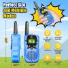 Kids Walkie Talkies 3 Packs, 2 Way Radio, 3 KM Long Range, Clear Sound 22 Channels Indoor Outdoor Toy for Boys Girls 3-12 Years Old Kids Gifts view 2