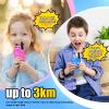Kids Walkie Talkies 3 Packs, 2 Way Radio, 3 KM Long Range, Clear Sound 22 Channels Indoor Outdoor Toy for Boys Girls 3-12 Years Old Kids Gifts view 3