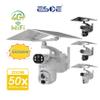ESOE 360 Solar Wi-Fi/4G PTZ Security Camera with Alarm, Dual Lens 6mp Energy Alert with SD Card | CCTV Surveillance (White Color,WiFi) view 2