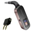 Bluetooth Receiver for Car, Noise Cancelling 3.5mm AUX Bluetooth Car Adapter, Wireless Audio Receiver Transmitter for Home Stereo/Wired Headphones Airplane, Red view 1