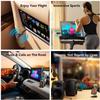 Bluetooth Receiver for Car, Noise Cancelling 3.5mm AUX Bluetooth Car Adapter, Wireless Audio Receiver Transmitter for Home Stereo/Wired Headphones Airplane, Red view 2