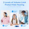 EarFun K4 Kids Bluetooth Headphones, Wireless Headphones with LED Lights, 74/85/94dBA Volume Limited, Built-in Mic, 90H Playtime, Bluetooth 5.4 Over Ear Headphone for iPad/Tablet/PC/School (Green) view 2