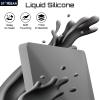 Stargear Starlink Mini Case, Mini Protective Cover Liquid Silicone Case for Starlink Satellite Dish, Accessories for Starlink Portable Protective Cover Shell with Black Sticker view 4