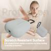 MAGEASY Skin AirPods Pro 2 & Pro 1 Case with Carabiner Clip, TPU Shockproof Protective Cover for 1st & 2nd Generation, Secure Lid Stain-Resistant, Wireless Charging Compatible (Mirage Grey) view 3