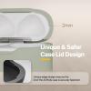 MAGEASY Skin AirPods Pro 2 & Pro 1 Case with Carabiner Clip, TPU Shockproof Protective Cover for 1st & 2nd Generation, Secure Lid Stain-Resistant, Wireless Charging Compatible (Mirage Grey) view 4