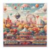 Amusement Park Scenery Camera Wrap Magic Self-Adhesive Cloth Camera Protective Wrap Anti-Scratch Lens Protective Wrap Pouche for DSLR/Camera Lens/Phone/Accessories view 1
