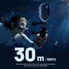 4K Mini WiFi Action Camera 128GB Thumb POV Portable Body Cam Wearable Video Recorder with IPX7 Waterproof Underwater Camcorder, Helmet Mount, Magnetic Sport DV for Bike Cycling, Pet, Vlogging(Black) view 4