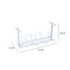 TopHomer Under Desk Cable Management Tray White, Cable Management Under Desk No Drill, Cable Tray for Desk Wire Management,Desk Cable Management Box for Office, Home, Gray view 2