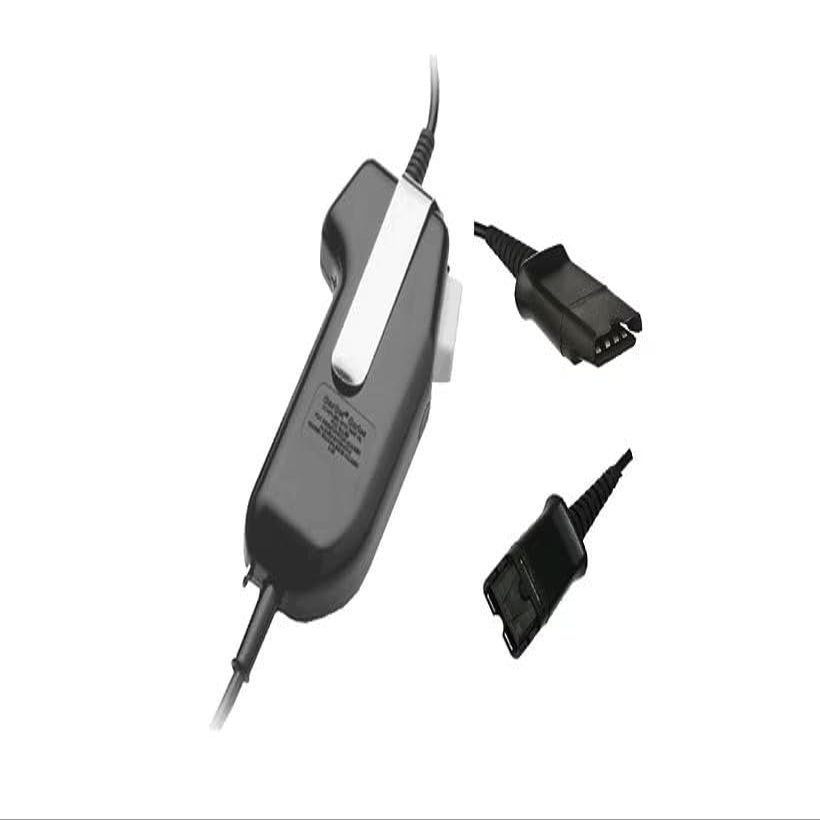 HP Poly Secure Voice PTT 12 Inch Straight Momentary TAA-WW Headphones