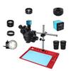 JOEBO Microscope Kit 3.5X-90X Simul-Focal Trinocular Stereo Zoom Microscope with 38MP HDMI USB Microscopio Digital Camera Soldering PCB Repair Tool Microscope Lens Adapters(VGA 0.5X C Mount) view 1