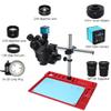 JOEBO Microscope Kit 3.5X-90X Simul-Focal Trinocular Stereo Zoom Microscope with 38MP HDMI USB Microscopio Digital Camera Soldering PCB Repair Tool Microscope Lens Adapters(VGA 0.5X C Mount) view 2