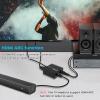 HDMI ARC Audio Extractor 192 KHz ARC Audio Adapter with SPDIF + 3.5mm AUX RCA Audio Output HDMI ARC to Optical Audio Adapter with Audio Cable Support Blue-Ray Play Soundbar view 2