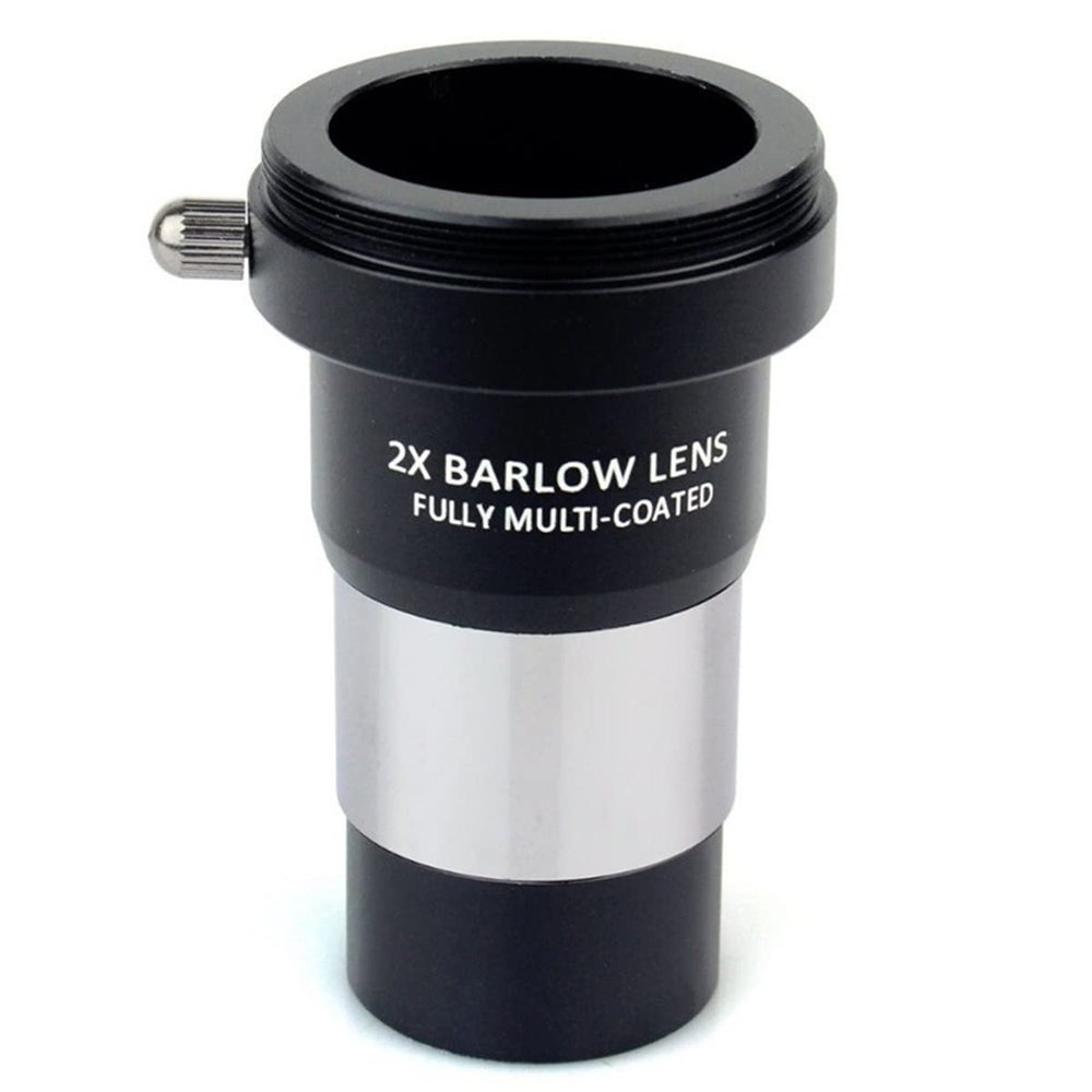 1.25" 31.7mm 2X Lens Metal with M42x0.75 Thread Camera for Telescope Eyepieces