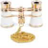 Monocular Telescope, 3X25 Opera Glasses Binoculars Metal Body with Chain/Handle Optical Lens Theater Telescope Retro Design Women Girls Gift Clear view 1