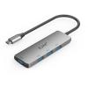 4-in-1 USB C Hub Adapter, Aluminum 4-Port USB 3.0 Splitter with 5Gbps Data Transfer for MacBook Pro/Air, iPad, Dell, Chromebook view 1
