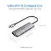 4-in-1 USB C Hub Adapter, Aluminum 4-Port USB 3.0 Splitter with 5Gbps Data Transfer for MacBook Pro/Air, iPad, Dell, Chromebook view 4