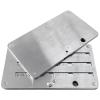 Stainless Steel Backup Device for Cryptocurrency Seeds, Metal Password Wallet Card with Anti-Fingerprint Coating view 1