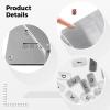 Stainless Steel Backup Device for Cryptocurrency Seeds, Metal Password Wallet Card with Anti-Fingerprint Coating view 2