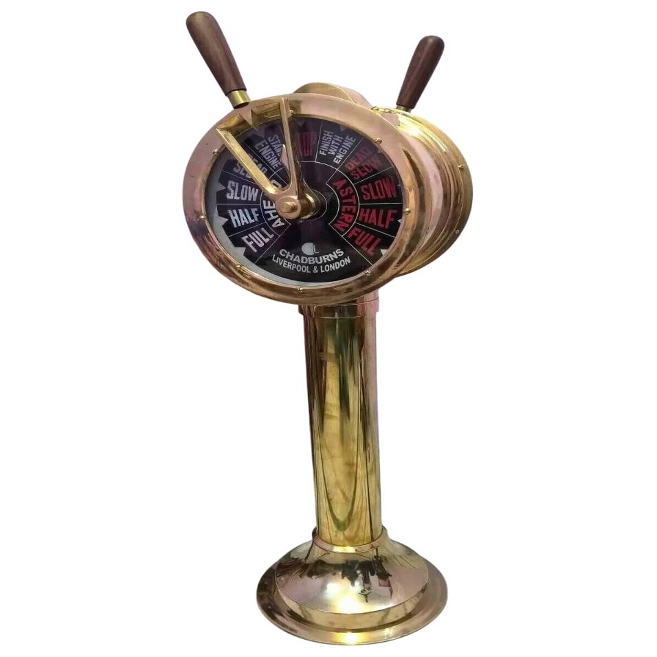Brass Ship Engine Order Working Telegraph Maritime Home Decorative 43 Inch Telegraph