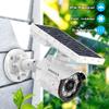 OOSSXX Solar Powered Outdoor Wireless Simulated Cameras Fake Camera Wire Free Solar Motion Light Motion Sensor Floodlights Spotlight view 3