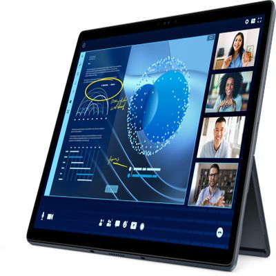 Dell Latitude 7350 Detachable Detachable 2-in-1 Laptop Tablet (2024) Touch | 13" 2880x1920 QHD+ | Core Ultra 7-164U - 512GB SSD Hard Drive - 16GB RAM | 12 cores @ 4.8 GHz Win 11 Pro Black (Renewed)