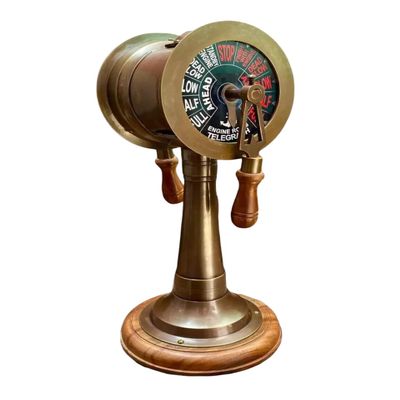 Antique Brass Ship Engine Room Telegraph Marine Working Nautical Telegraph Gift