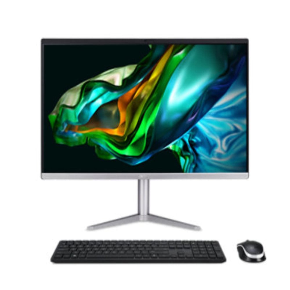 acer Aspire C24-1300 AIO | 23.8" 1366x768 HD | Ryzen 5-7520U - 512GB SSD Hard Drive - 8GB RAM - AMD Radeon 610M | 4 cores @ 4.3 GHz - 4GB GDDR6 Win 11 Home Black