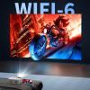 TMY 1080P Full HD Portable Mini Projector, Bluetooth Movie Projector, Compatible with TV Stick/Smartphone/PC/Game Console/HDMI/USB, Indoor & Outdoor Use, Built in Netflix app view 3