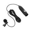 Akozon Lavalier Microphone - 48V Power Directional Mic for Clear Recording, Noise Reduction, and Interviews - 3 Pin XLR Mono Lapel Mic view 1