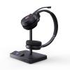 Black WH62 Mono Teams DECT and WH62 Dual Headset for Desk Phone 525 ft Range for Desk Phone view 1