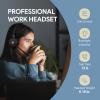 Black WH62 Mono Teams DECT and WH62 Dual Headset for Desk Phone 525 ft Range for Desk Phone view 2