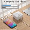 BESTEK 2000W Voltage Converter US to Europe 220V to 110V Converter Pure Sine Wave with PD 35W USB-C for Hair Dryer/Curling Iron/Phone Travel Adapter for Europe/Italy/France (White) view 4