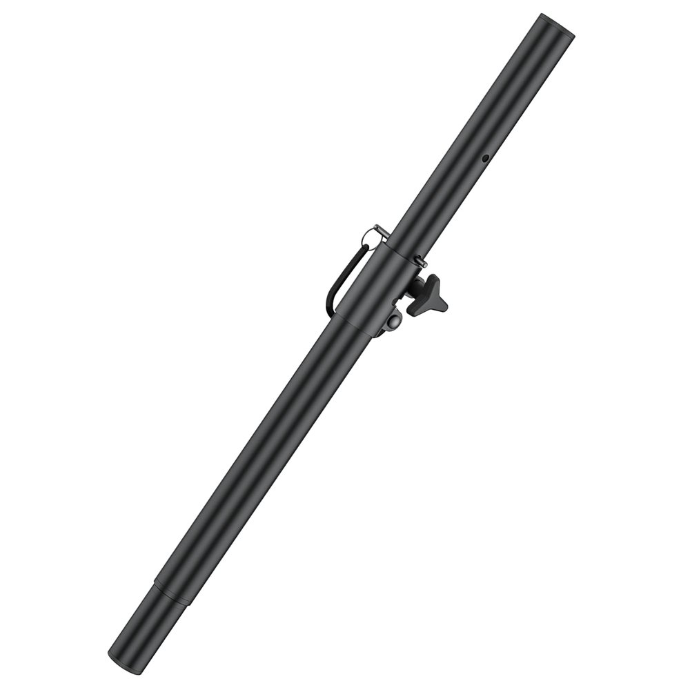 Rimous Heavy-Duty Speaker Pole for Subwoofer with Height Adjustable Subwoofer Pole Mount Fits M20 Threaded Mount and 35mm Mounts Speaker Extender with M20 to 35mm Adapter Load Capacity 121LBS, 1 Pack