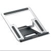 CFFQDQUANB Laptop Stand, Aluminium Laptop Stand, Base Laptop, 4 Speed Adjustment, Ergonomic Foldable Notebook Holder, Scratch and Abrasion, All Laptops Up to 17 in(Silver) view 1