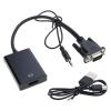 BAIMOQI VGA to Converters Sound Video Cable Adapter VGA Input HDMIcompatible Output for Computer Laptop TVs Projectors view 1