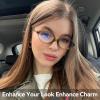 Dollger Oval Blue Light Glasses for Women Men Fashion Retro Green Small 90s Round Frame Computer Glasses view 3
