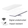 Aiwi Space Starlink Mini Protective Cover Case, All Purpose Silicone Protective Case for Starlink Mini Dish with 2 Sets Additional Securing Buckles for Travel and Outdoor (White) view 2