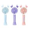 BLACKNANA USB Rechargeable Handheld Fan Outdoor Desktop Office Fans Portable Handheld Fan for Children view 2