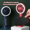 BLACKNANA USB Rechargeable Handheld Fan Outdoor Desktop Office Fans Portable Handheld Fan for Children view 3