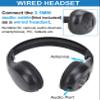 ZHIWHIS FM Portable Radio, Stereo Headset with LCD, Over Ear Foldable, Pocket Conference Receiver, Small Wireless/Wired Headphones Operated by 2 AA Batteries for Walking/Running ZWS-600 view 4