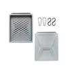Aiwi Space Starlink Mini Protective Cover Case, All Purpose Silicone Protective Case for Starlink Mini Dish with 2 Sets Additional Securing Buckles for Travel and Outdoor (Grey) view 1