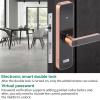 Nutriess Wi Fi Smart Door Lock Touch Panel Fingerprint Multiple Unlocking Modes Virtual Code Tuya Smart Home Office Secure Access view 2