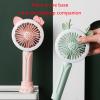 BLACKNANA USB Rechargeable Handheld Fan Outdoor Desktop Office Fans Portable Handheld Fan for Children view 2