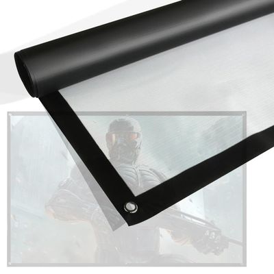 BEVUPAAERE Lightweight Projector Screen Anti-Crease Projection Screen Home Theater Movie Screen 100" 72" 60" 16:9 4:3 HD Screen for Indoor Outdoor, Easy Roll Up, Easy to Clean(30in 16:9)