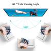 BEVUPAAERE Lightweight Projector Screen Anti-Crease Projection Screen Home Theater Movie Screen 100" 72" 60" 16:9 4:3 HD Screen for Indoor Outdoor, Easy Roll Up, Easy to Clean(30in 16:9) view 2