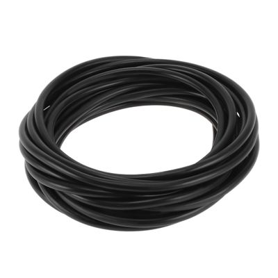 Partuto 1 Pcs 18AWG Universal Ground Wire Car Radio, Automotive, Car Speakers Power Wire Fully Insulated& Soft Touch Jacket TC Black 25FT 7 Conductor