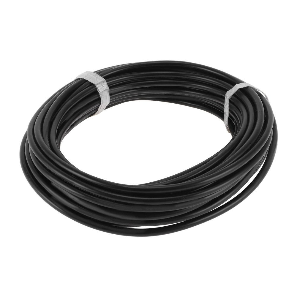 Partuto 1 Pcs 20AWG Universal Ground Wire Car Radio, Automotive, Car Speakers Power Wire Fully Insulated& Soft Touch Jacket TC Black 49FT 5 Conductor