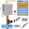 10A 120W 18V 24V 36V 48V to 12V Buck Converter Golf Cart Buck Regulator with Fuse Waterproof Transformer view 3